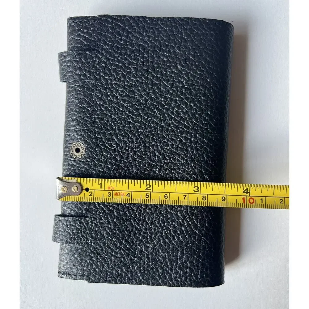NEW KIKO MEN'S LEATHER Trifold Black WALLET Fast Shipping